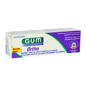 Gum ortho gel dentifrice 75ml GUM - Dentifrices