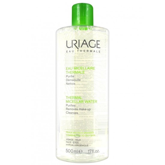 Uriage Eau Micellaire Thermale Peaux Mixtes à Grasses 500ml Uriage Eau Micellaire Thermale Peaux Mixtes à Grasses 500ml