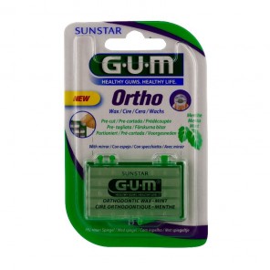 Gum ortho cire orthodontique menthe GUM - Hygiène Bucco-Dentaire
