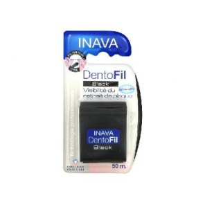 Inava Dentofil Black Fil Dentaire 50 m INAVA - Fil Dentaire & Cure Dents