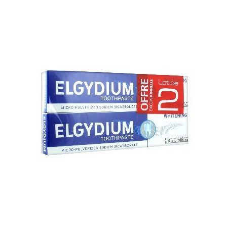 Elgydium Blancheur Lot de 2 x 75 ml ELGYDIUM - Dentifrices