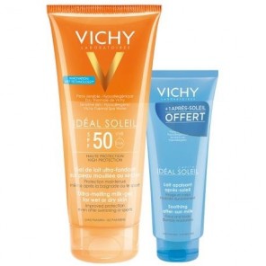 Vichy Ideal Soleil Offre Gel De Lait Spf50 200 ml + Apres Soleil 100 ml 