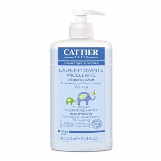 Cattier Bébé Eau Nettoyante Micellaire Hypoallergénique 500 ml Cattier Bébé Eau Nettoyante Micellaire Hypoallergénique 500 ml