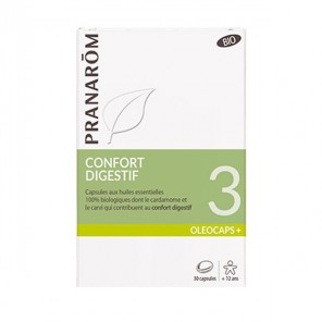 Pranarôm oleocaps 3 confort digestif 30 capsules