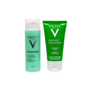 Vichy normaderm soin correcteur anti-imperfections hydratation 24h 50ml + gel nettoyant 50ml