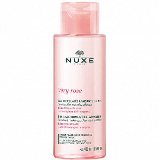 Nuxe very rose eau micellaire apaisante 3en1 400ml Nuxe very rose eau micellaire apaisante 3en1 400ml