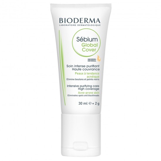 Bioderma sébium global crème teintée soin intense purifiant 30ml