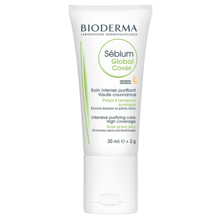 Bioderma sébium global crème teintée soin intense purifiant 30ml