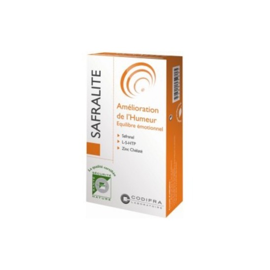 Safralite 15mg 28 gélules CODIFRA - Nutrition & Ligne