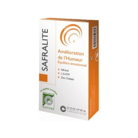 Safralite 15mg 28 gélules CODIFRA - Nutrition & Ligne