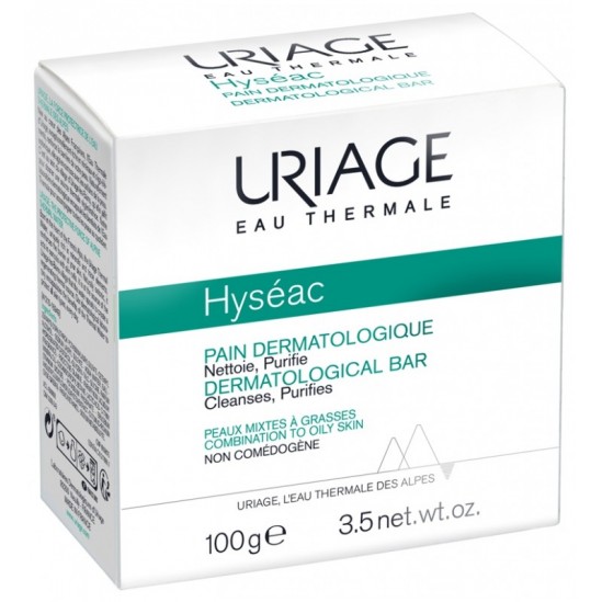 Uriage Hyséac Pain Dermatologique Peaux Mixtes à Grasses 100 g 
