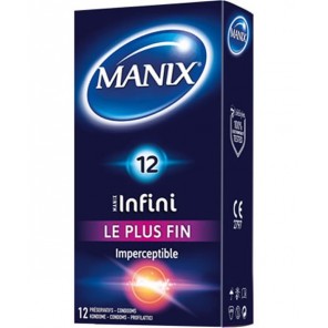 Manix infini le plus fin 12 préservatifs