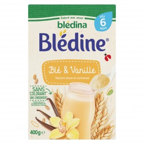 Blédina blédine blé & vanille 400g