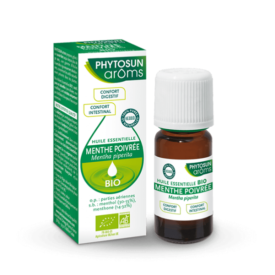 Phytosun aroms huiles essentielles menthe poivrée  bio 10ml