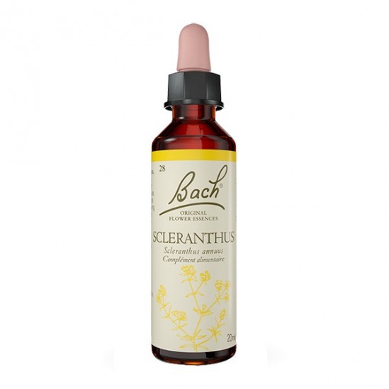 Fleurs de bach n°28 scleranthus 20ml FLEURS DE BACH - Fleurs de Bach Fleurs de bach n°28 scleranthus 20ml FLEURS DE BACH - Fleurs de Bach