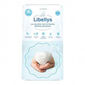 Libellys couches non irritante et dermo-sensitive T4 7-18kg x48