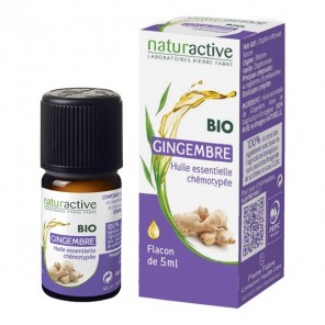 Naturactive gingembre huile essentielle bio 5ml