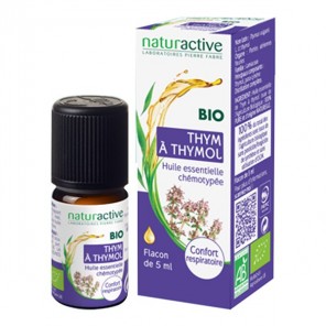 Naturactive thym à thymol huile essentielle bio 5ml