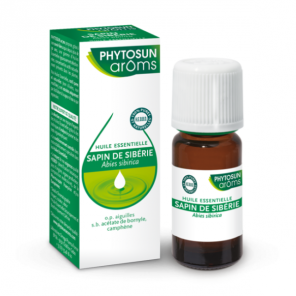 Phytosun arôms huile essentielle sapin de sibérie 10ml OMEGA PHARMA - Huiles Essentielles 
