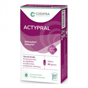 Codifra actypral antioxydant & immunité 60 gélules