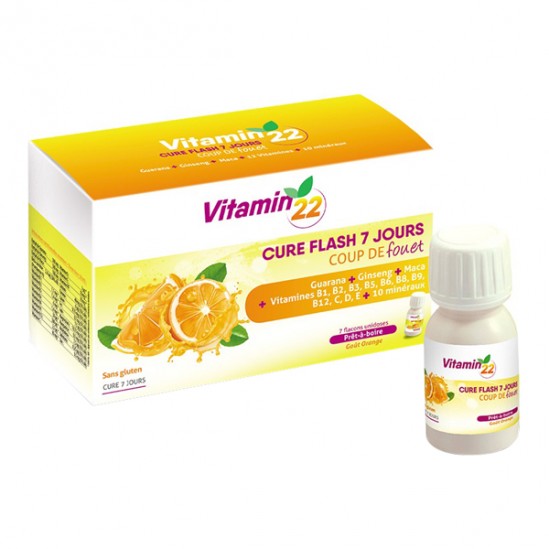 Ineldea vitamin'22 coup de fouet 7 flacons