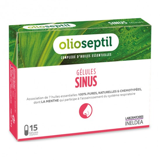 Olioseptil sinus 15 gélules OLIOSEPTIL - Confort Respiratoire