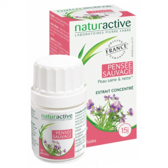 Naturactive pensée sauvage complément alimentaire 30 gélules Naturactive pensée sauvage complément alimentaire 30 gélules