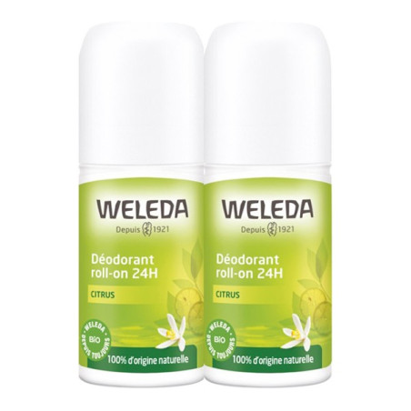 Weleda citrus déodorant roll-on 24h duo 50ml