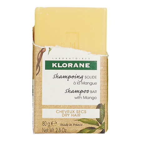 Klorane shampoing solide à la mangue 80g