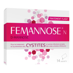 Melisana pharma femannose N D-mannose boîte de 14 sachets