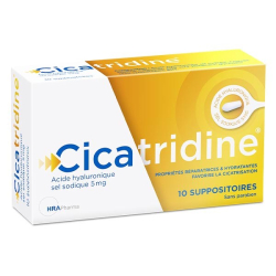 Cicatridine Acide Hyaluronique 10 suppositoires