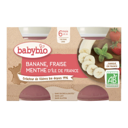 Babybio banane fraise...