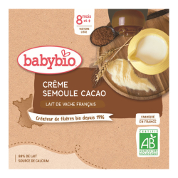 Babybio crème semoule cacao...