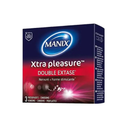 Manix Xtra Pleasure 3 préservatifs