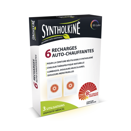 SyntholKiné Recharges Auto-Chauffantes Boite de 6