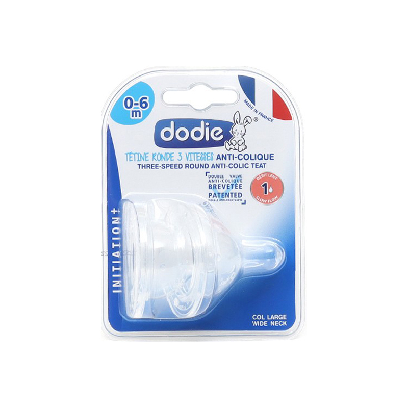 Dodie : Biberon Sensation+ débit lent jardin 0-6mois - Biberon de 150ml