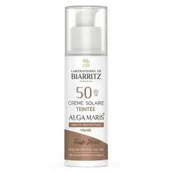 Laboratoires de Biarritz Soins Solaires Crème Teintée SPF50 Bio Dorée 50ml