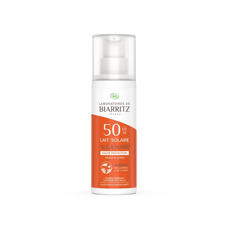 Laboratoires de Biarritz Soins Solaires Lait SPF50 Bio 100ml Laboratoires de Biarritz Soins Solaires Lait SPF50 Bio 100ml
