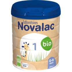 Novalac Lait Infantile 1er Âge Bio 800g