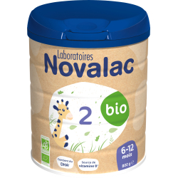 Novalac Lait de Suite 2ème Âge Bio 800g
