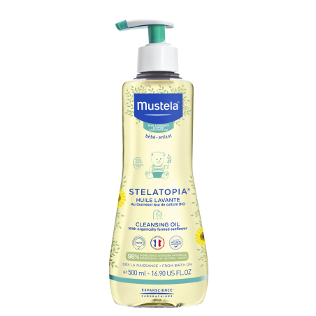 Mustela huile lavante stelatopia au tournesol bio 500ml