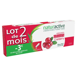Naturactive Urisanol Cranberry Lot de 2 x 30 gélules