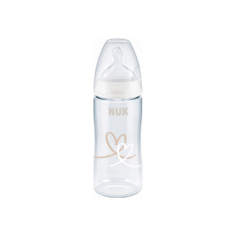 Nuk Biberón Silicona M 0-6M 300 ml