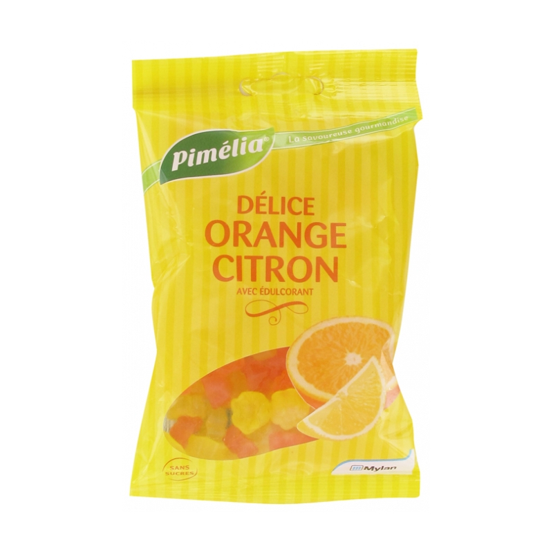Pimélia Délice Orange Citron Sans Sucres 100gr