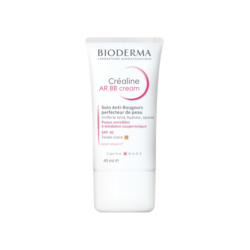 Bioderma Créaline AR BB Cream Anti-Rougeurs Peaux Sensibles Teinte Claire 40ml