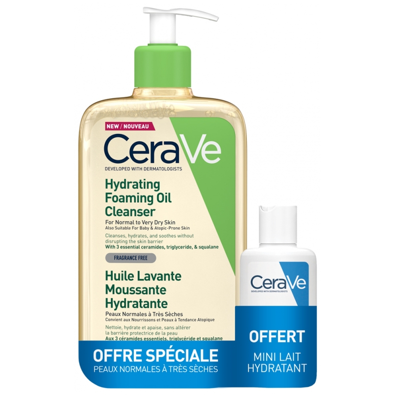 CeraVe
Huile Lavante Moussante Hydratante 236 ml + Mini Lait Hydratant 20 ml Offert CeraVe
Huile Lavante Moussante Hydratante 236 ml + Mini Lait Hydratant 20 ml Offert