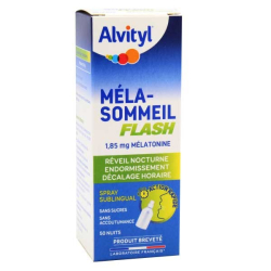 Alvityl méla-sommeil flash spray mélatonine 20ml