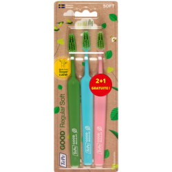 TePe Good Brosse à Dents Regular Souple Lot de 3