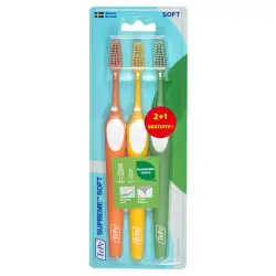 Tepe Brosse à Dents Supreme Soft Regular Lot de 3