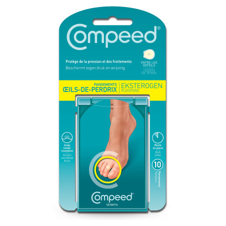 Compeed Pansements &OEligil-de-Perdrix x 10 COMPEED - Cors, Durillons, Oignons